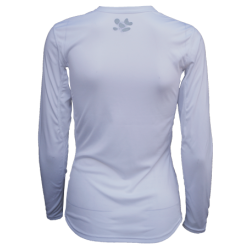 GEPARD Langrmet T-shirt, Dame, Hvid