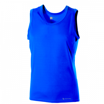 GEPARD Lbe Singlet / Tanktop, Herre, Azurbl