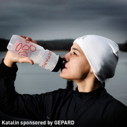 GEPARD Fintmasket Strikhue, Hvid