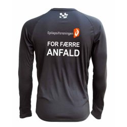 GEPARD Langrmet T-shirt - Herre Sort - Epilepsiforeningen