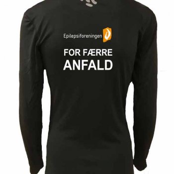 GEPARD Langrmet T-shirt, Dame, Sort - Epilepsiforeningen